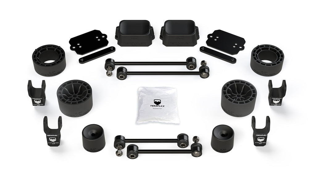 Jeep JL 2 Door Rubicon 2.5 Inch Performance Spacer Lift Kit w/ Shock Extensions 18-Pres Wrangler JL