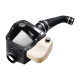 Cold Air Intake For 09-10 Ford F150 V8-5.4L Dry Dry Extendable White