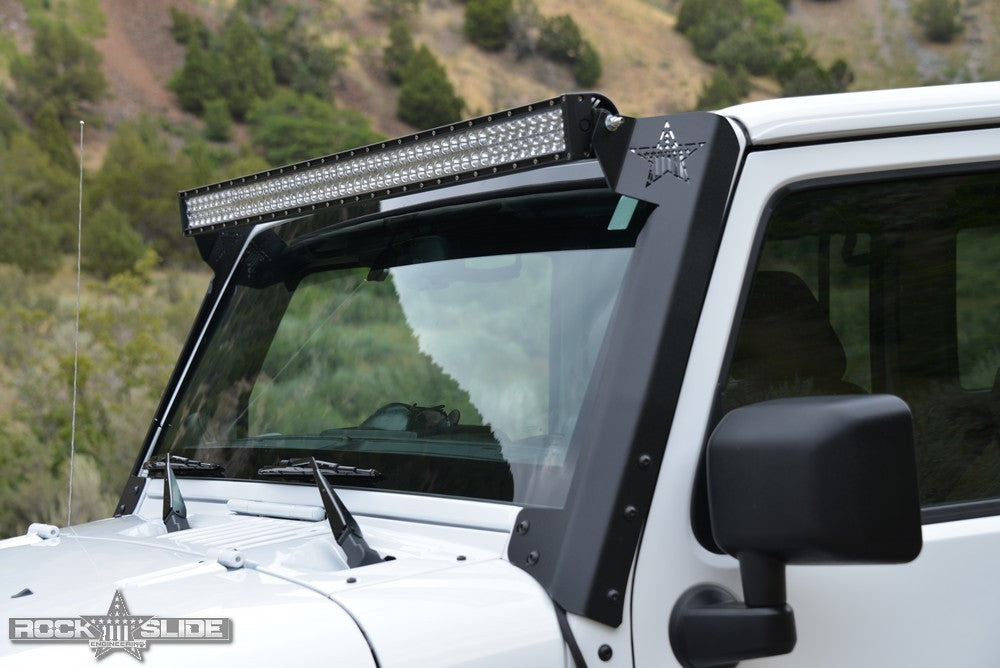 Jeep JK 50 Inch LED A-Pillar Brackets for 07-18 Wrangler JK