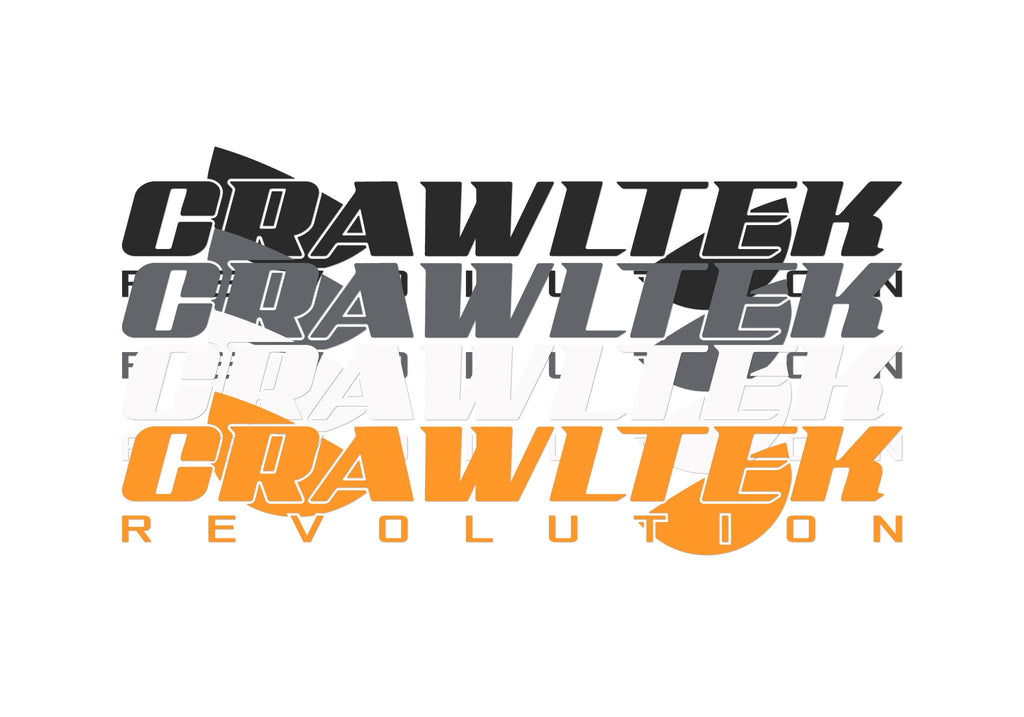 CrawlTek Revolution - 22" Vinyl Windshield Banner - CrawlTek Revolution