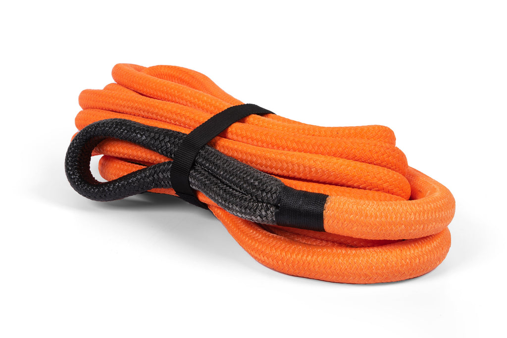 Kinetic Recovery Rope - 7/8" x 30' Nylon Looped Ends - Orange