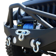 Load image into Gallery viewer, Jeep JK Front Bumper w/Fog Light Holes 07-18 Wrangler JK Steel Mid Length