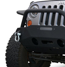 Load image into Gallery viewer, Jeep JK Front Bumper w/Fog Light Holes FS-16 07-18 Wrangler JK Steel Stubby