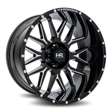 Load image into Gallery viewer, Aluminum Wheels Affliction XPosed 22x12 6x135 -44 87.1 Gloss Black Milled Hardrock Offroad