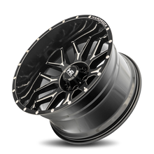 Load image into Gallery viewer, Aluminum Wheels Affliction XPosed 22x12 6x135 -44 87.1 Gloss Black Milled Hardrock Offroad