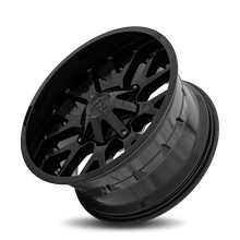 Load image into Gallery viewer, Aluminum Wheels Affliction 20x9 6x135/139.7 0 108 Gloss Black Hardrock Offroad