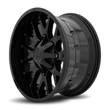 Load image into Gallery viewer, Aluminum Wheels Affliction 20x9 8x170 0 125.2 Gloss Black Hardrock Offroad