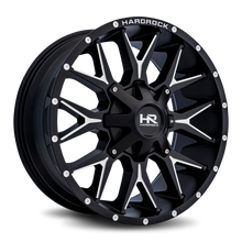 Load image into Gallery viewer, Aluminum Wheels Affliction 20x9 5x150/139.7 18 110.3 Satin Black Milled Hardrock Offroad