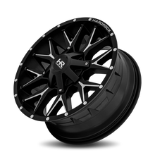 Load image into Gallery viewer, Aluminum Wheels Affliction 20x9 5x150/139.7 18 110.3 Satin Black Milled Hardrock Offroad