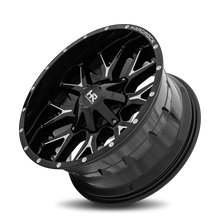 Load image into Gallery viewer, Aluminum Wheels Affliction 20x9 5x150/139.7 18 110.3 Gloss Black Milled Hardrock Offroad