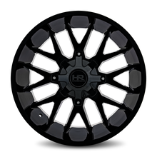 Load image into Gallery viewer, Aluminum Wheels Affliction 22x10 Blank -19 87 Gloss Black Hardrock Offroad