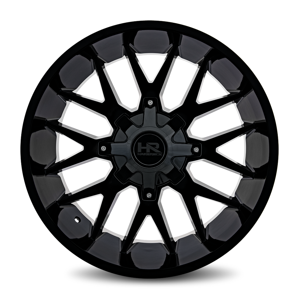 Aluminum Wheels Affliction 22x10 5x127/139.7 -19 87 Gloss Black Hardrock Offroad