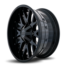 Load image into Gallery viewer, Aluminum Wheels Affliction 22x10 5x127/139.7 -19 87 Gloss Black Hardrock Offroad