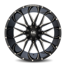 Load image into Gallery viewer, Aluminum Wheels Affliction 24x14 8x170 -76 125.2 Gloss Black Milled Hardrock Offroad