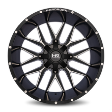 Load image into Gallery viewer, Aluminum Wheels Affliction 24x14 5x150/139.7 -76 110.3 Satin Black Milled Hardrock Offroad