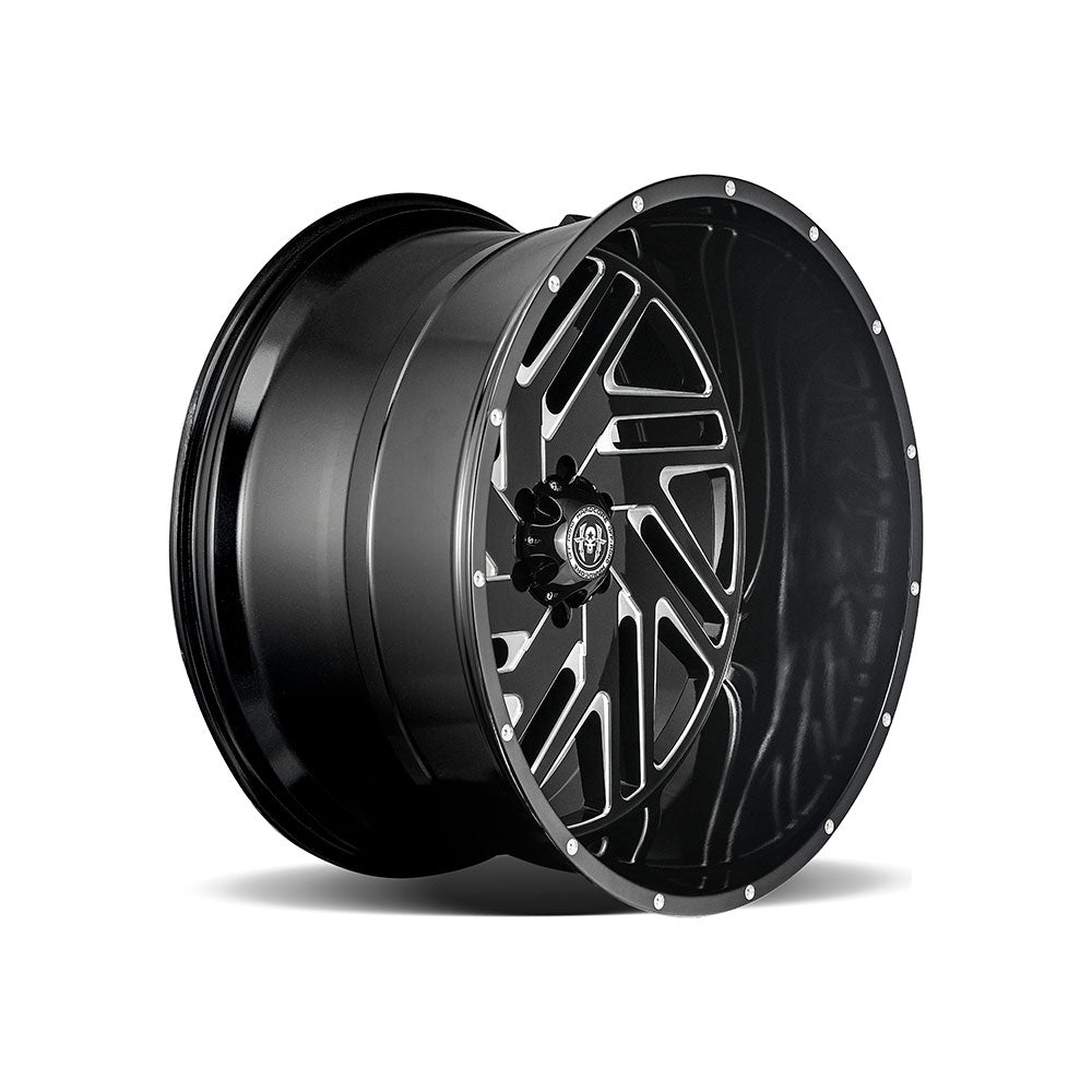 Hardcore HC11 Axel Black and Milled 22x12-44