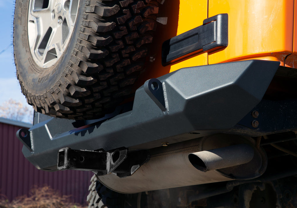 Pyro Mid-width Rear Bumper - Steel | Jeep Wrangler JK