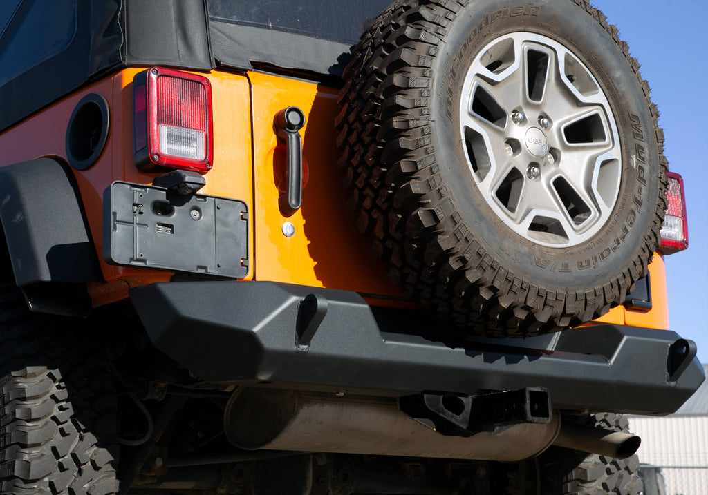 Pyro Mid-width Rear Bumper - Steel | Jeep Wrangler JK