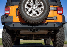 Load image into Gallery viewer, Pyro Mid-width Rear Bumper - Steel | Jeep Wrangler JK