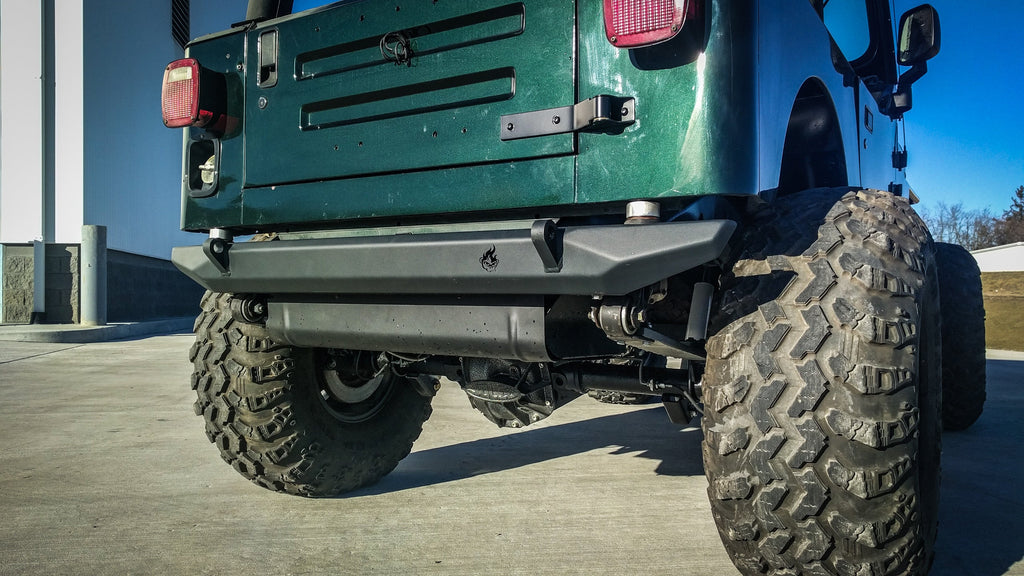 Jeep Wrangler CJ/YJ/TJ Pyro MidWidth Rear Bumper - CrawlTek Revolution