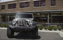 Load image into Gallery viewer, Jeep Wrangler JK Pyro Fullwidth Front Bumper - Steel - CrawlTek Revolution