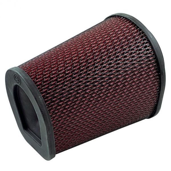 Air Filter For Intake Kits 75-6000,75-6001 Oiled Cotton Cleanable Red