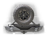 Jeep JK Rear Bumper W/Tire Carrier Tapered Bearing 07-18 Wrangler JK Black