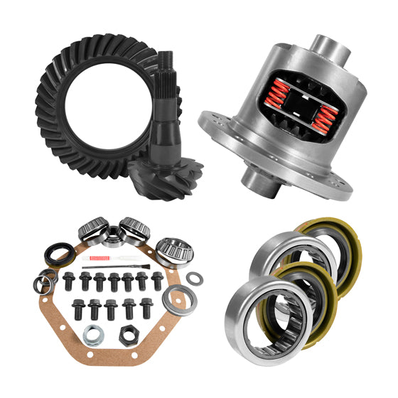 ZF 9.25 inch CHY 3.21 Rear Ring and Pinion Install Kit Positraction Axle Bearings and Seals -