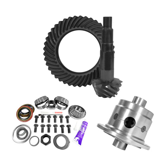 11.25 inch Dana 80 3.54 Rear Ring and Pinion Install Kit 35 Spline Positraction 4.375 inch BRG -
