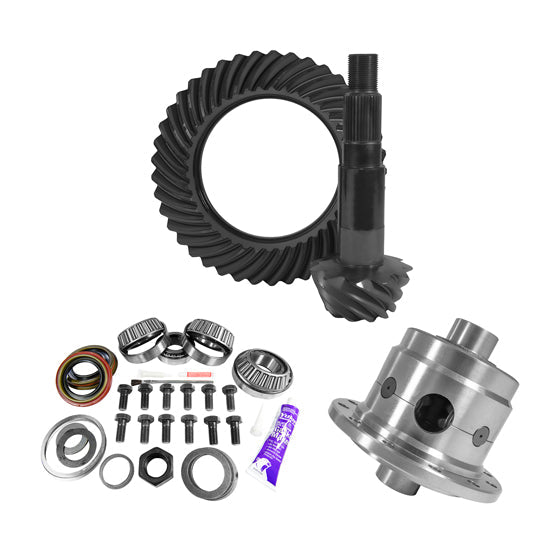 11.25 inch Dana 80 4.11 Rear Ring and Pinion Install Kit 35 Spline Positraction 4.375 inch BRG -