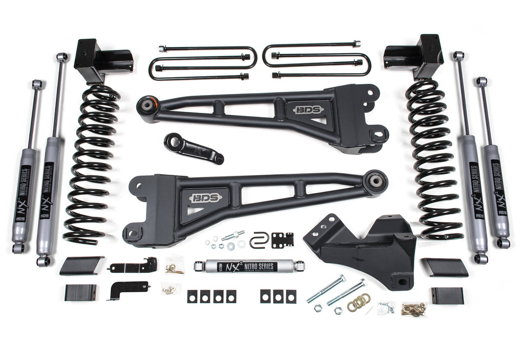 4 Inch Lift Kit w/ Radius Arm | Ford F350 Super Duty DRW (20-22) 4WD | Gas