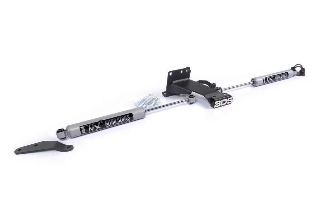 Dual Steering Stabilizer Kit w/ NX2 Shocks | T-Style Steering | Ram 2500 (19-24) and 3500 (19-24) 4WD