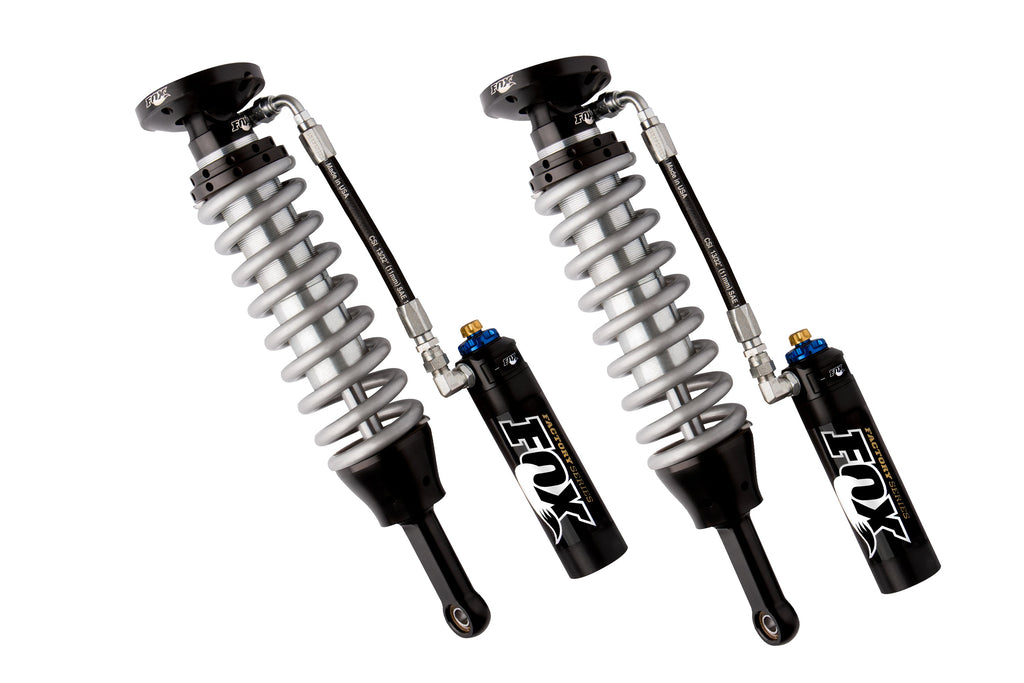 FOX 2.5 Coil-Over Shocks w/ DSC Reservoir Adjuster | 0-2 Inch Lift | Factory Series | Chevy Silverado and GMC Sierra 1500 (07-18)