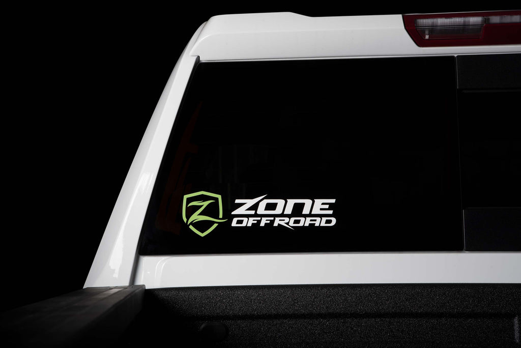 Zone Vinyl Logo Decal - Green + White