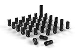 Jeep JK Spline Drive Lug Nut Kit 9/16 Inchx18 Black 36 pcs 07-18 Wrangler JK