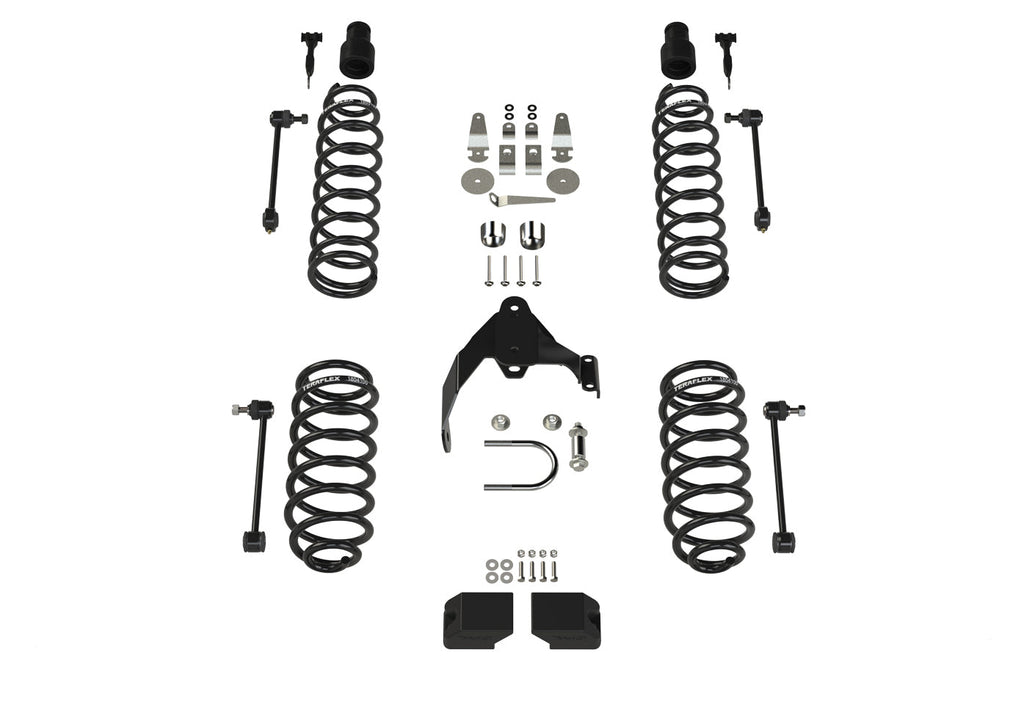 Jeep JK 2 Door Base 3 Inch Lift Kit No Shocks 07-18 Wrangler JK