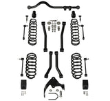 Jeep JK 2 Door 3 Inch Lift Suspension System w/ 4 Sport Flexarms and Track Bar No Shocks 07-18 Wrangler JK