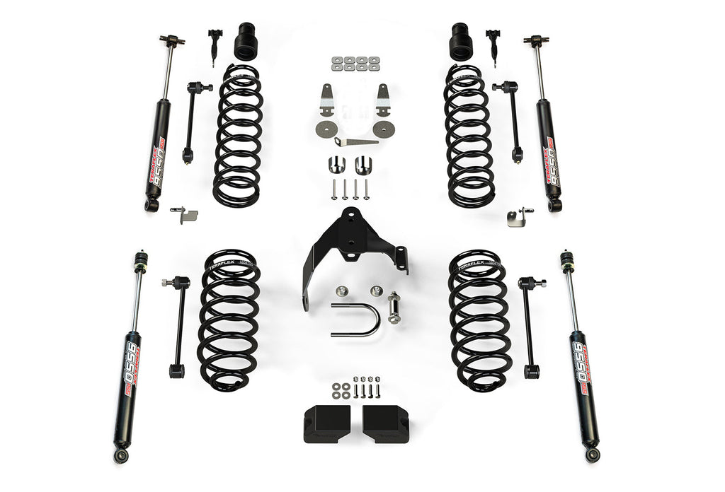 Jeep JKU 4 Door Base 3 Inch Lift Kit w/ 9550 VSS Shocks 07-18 Wrangler JKU