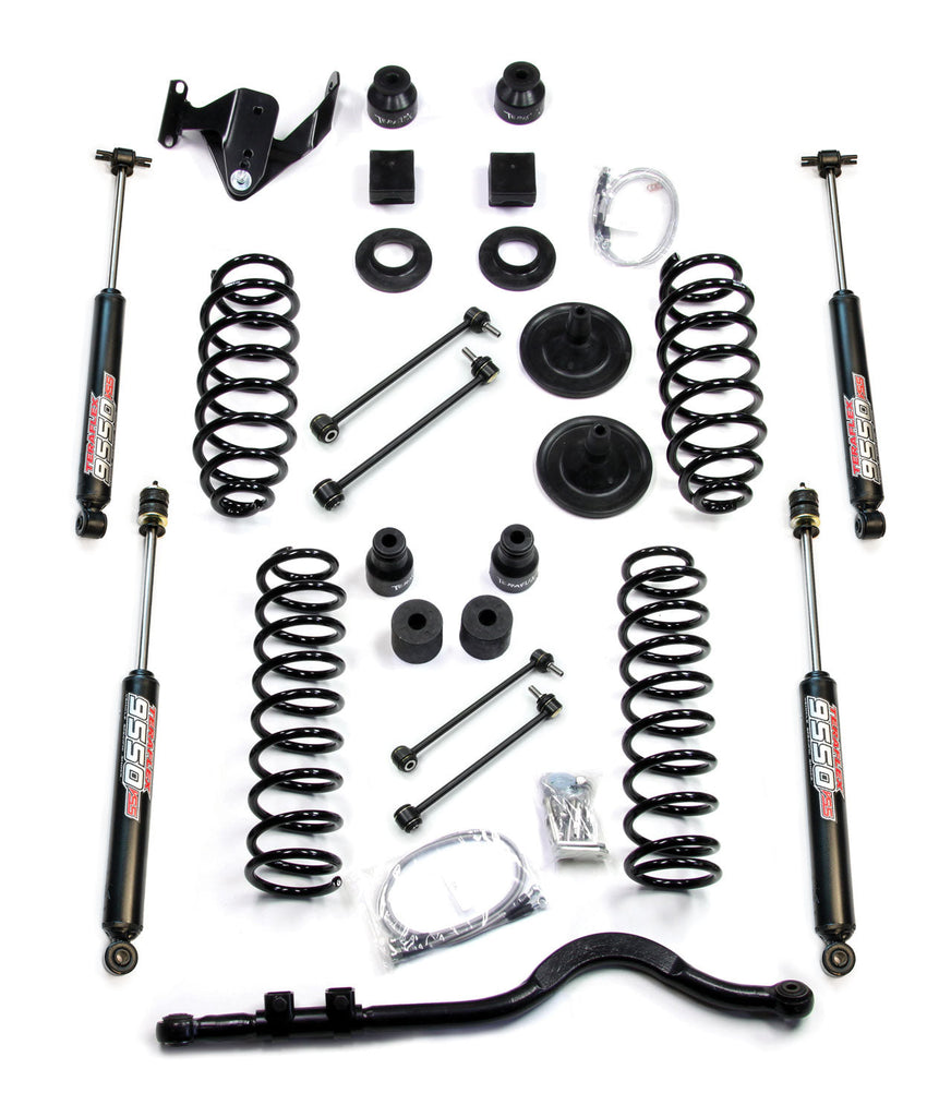 Jeep JKU 4 Door 4 Inch Lift Kit w/ 9550 Shocks and Track Bar 07-18 Wrangler JKU