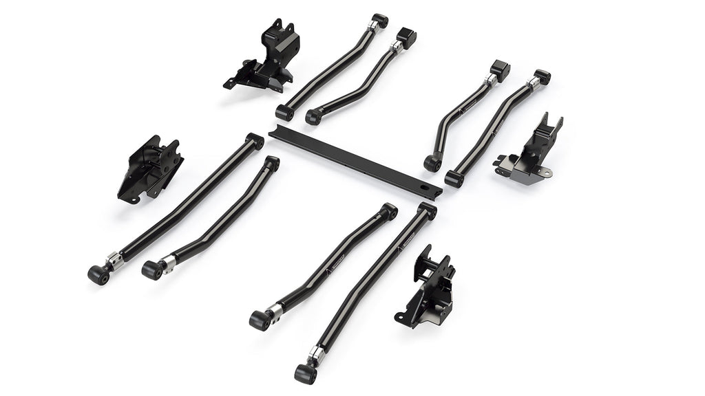 Jeep JL Long Control Arm Alpine and Bracket Kit 8-Arm Adjustable 3-6 Inch Lift For 10-Pres Wrangler JL 2 Door