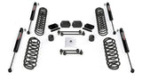 Jeep JL Coil Spring Base 2.5 Inch Lift Kit and 9550 VSS Twin Tube Shocks For 10-Pres Wrangler JL 4 Door