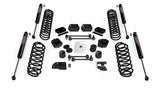 Jeep JL Coil Spring Base 3.5 Inch Lift Kit and 9550 VSS Twin Tube Shocks For 10-Pres Wrangler JL 4 Door