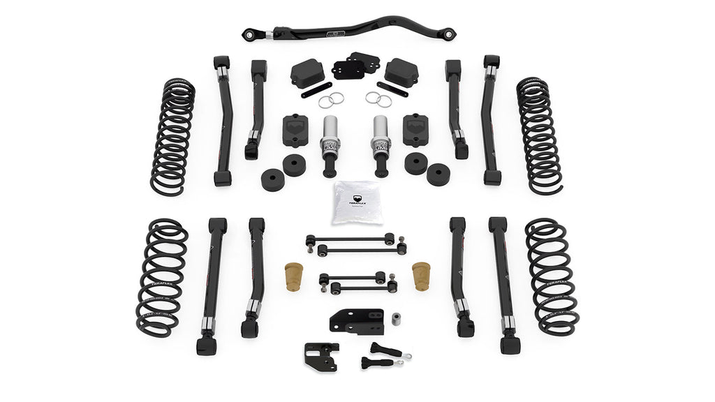 Jeep JL Short Arm Suspension 3.5 inch Alpine RT3 System No Shocks For 10-Pres Wrangler JL 4 Door