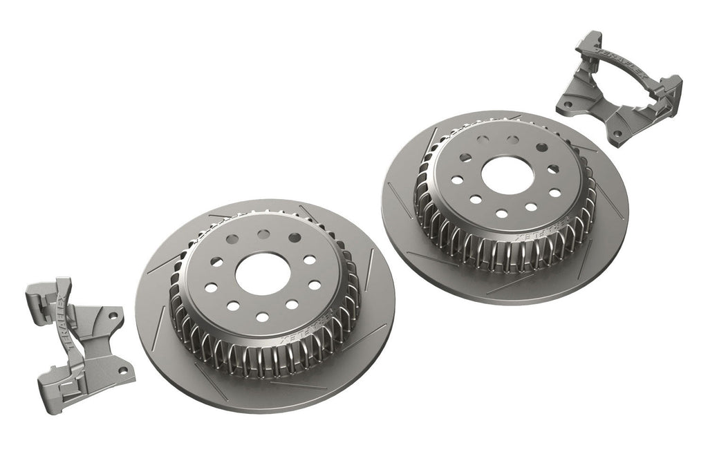 Jeep JK/JKU Rear Performance Slotted Big Rotor Kit 07-18 Wrangler JK/JKU