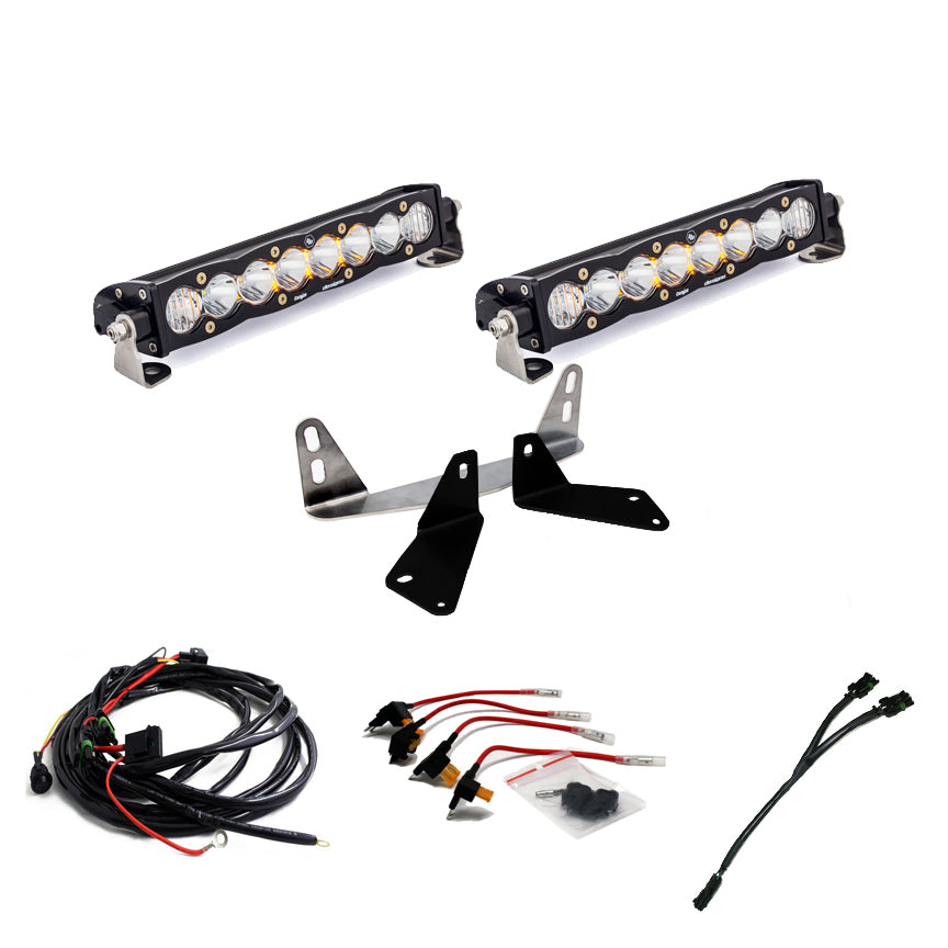 F-150 Dual 10 Inch S8 Light Bar Kit For 18-On Ford F-150 Baja Designs
