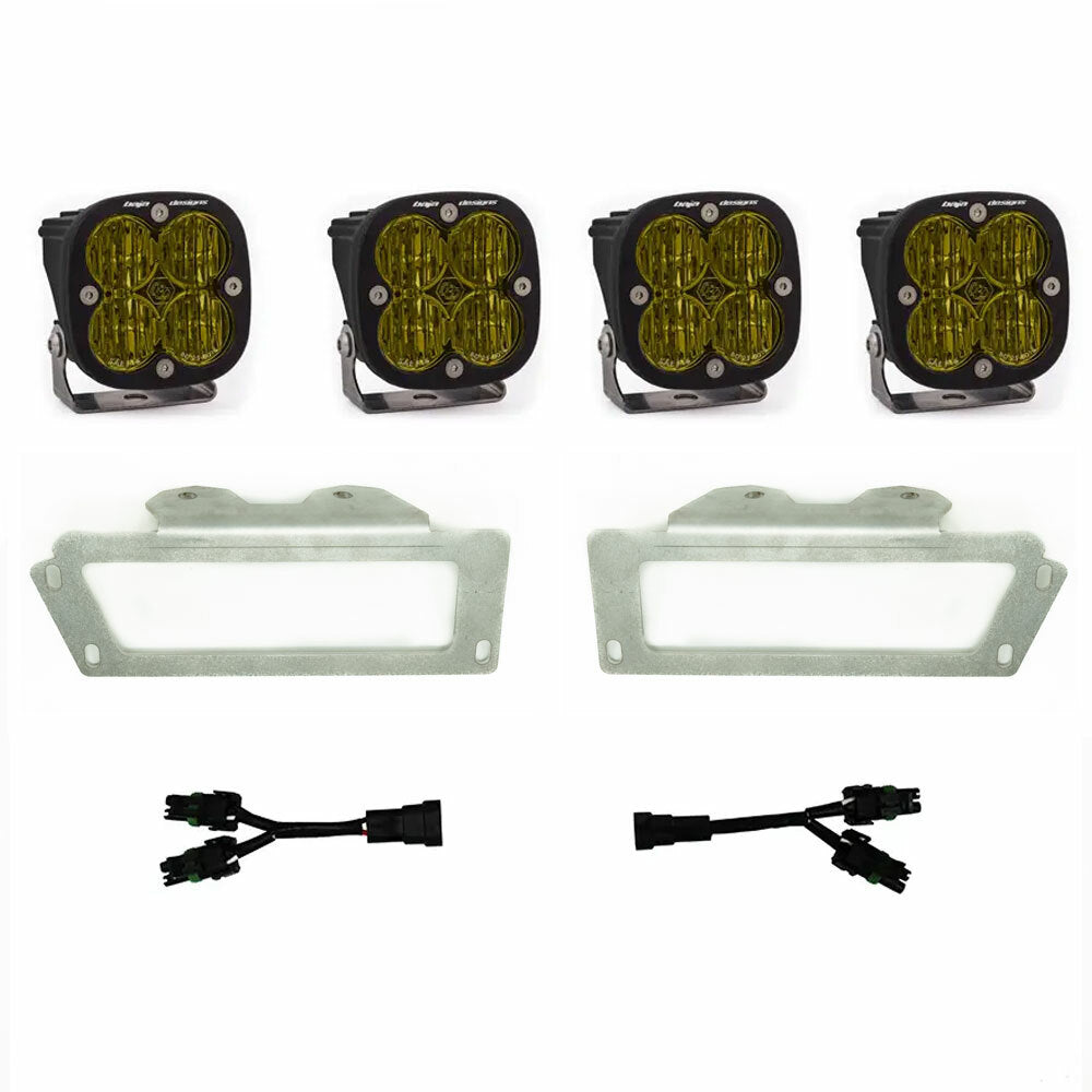 Ram 2500/3500 Fog Lights SAE Fog Pocket Kit Amber FPK 10-18 RAM 1500 09-12 Ram 2500/3500 Baja Designs