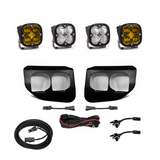 Ford Super Duty (20-22) Fog Lights Dual FPK Amber SAE/Pro DC Baja Designs