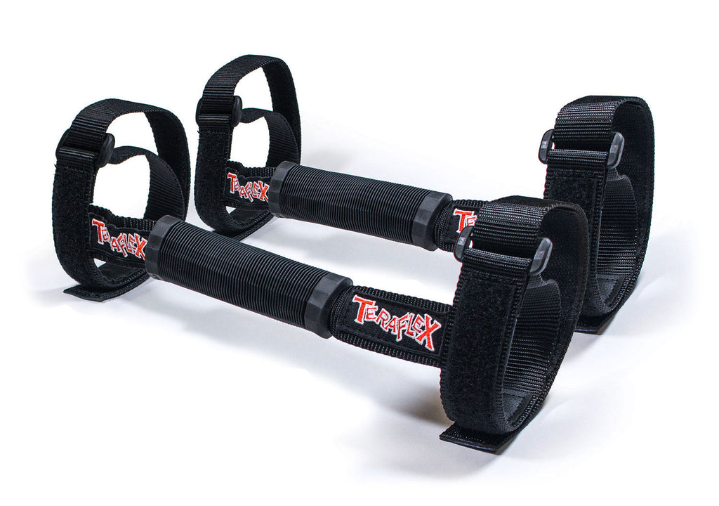 Jeep JK/JKU Front / 03-06 T/LJ Front / 97-02 TJ Rear Grab Handle Kit Pair 07-18 Wrangler JK/JKU