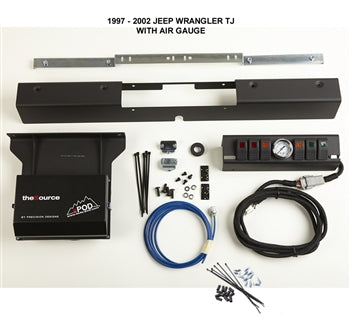 TJ 6 Switch Panel W/Air Gauge 97-02 Wrangler TJ