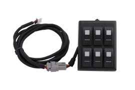 Ram Mounted Self contained 6 Switch Panel With Dual LED Amber Switches